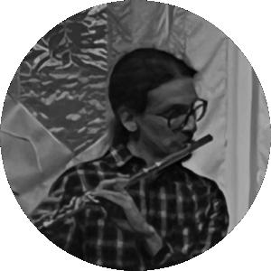 David Miranda playing the flute